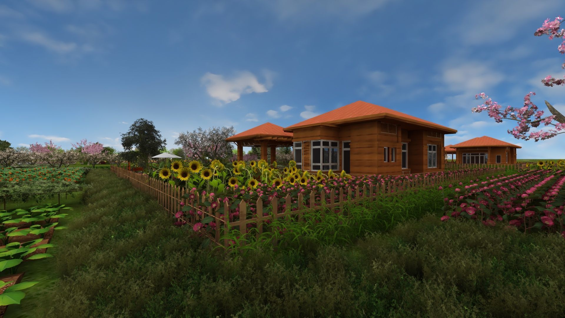 Village View 3D model_9