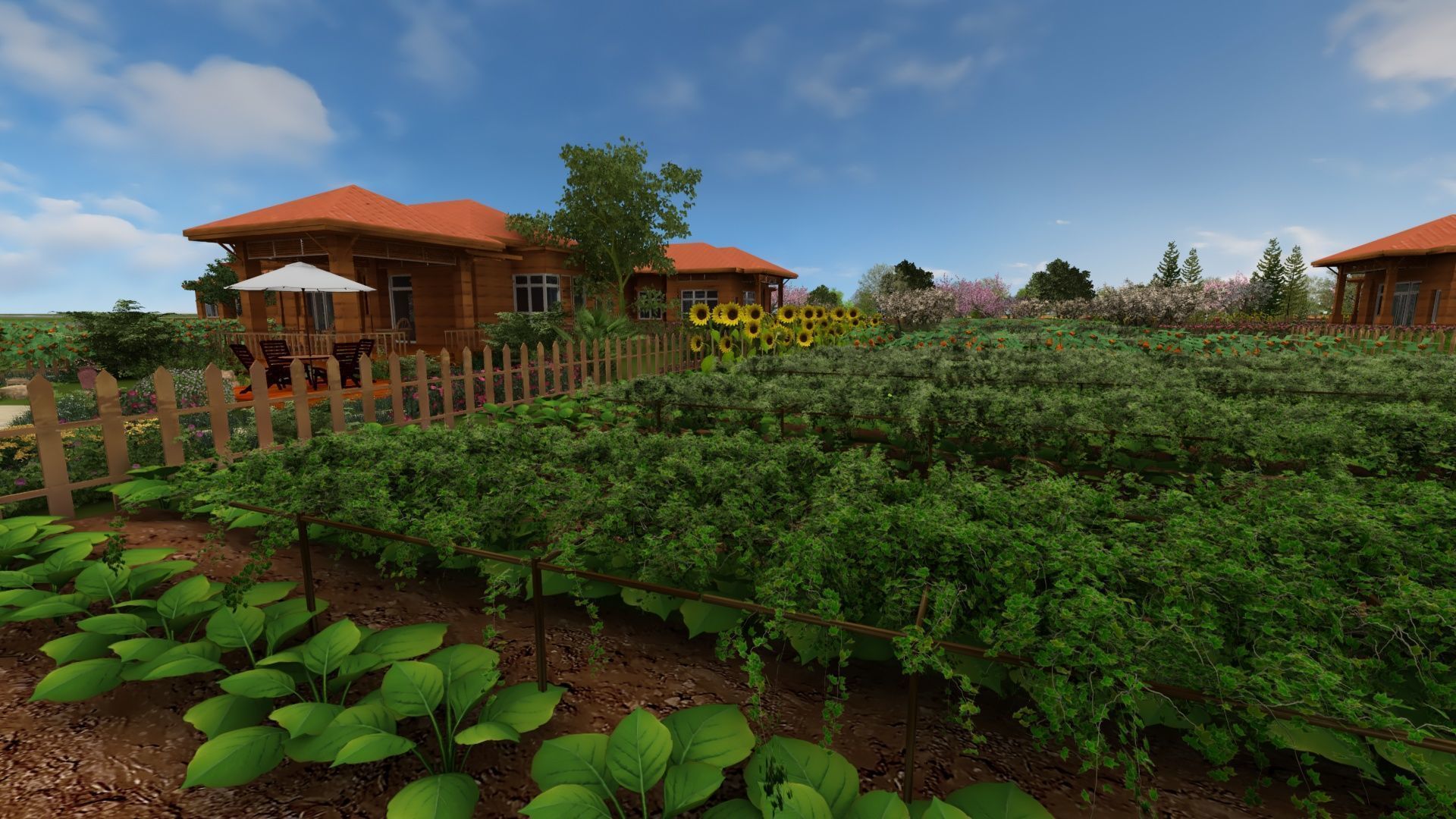 Village View 3D model_6