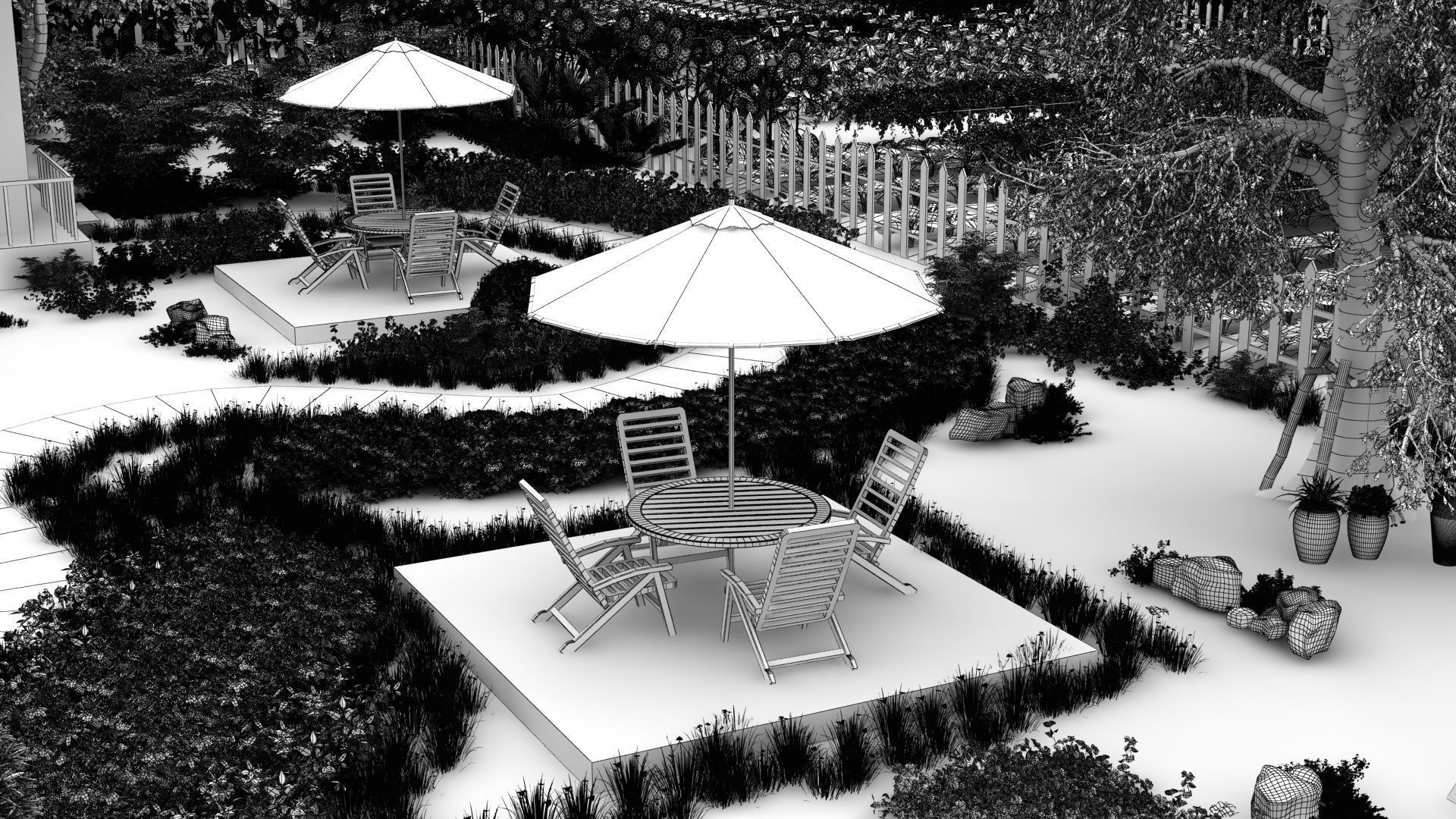 Village View 3D model_14