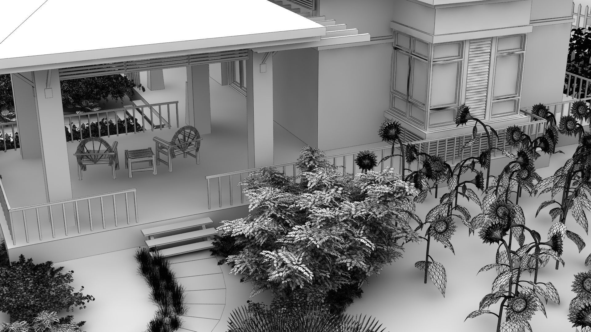 Village View 3D model_12