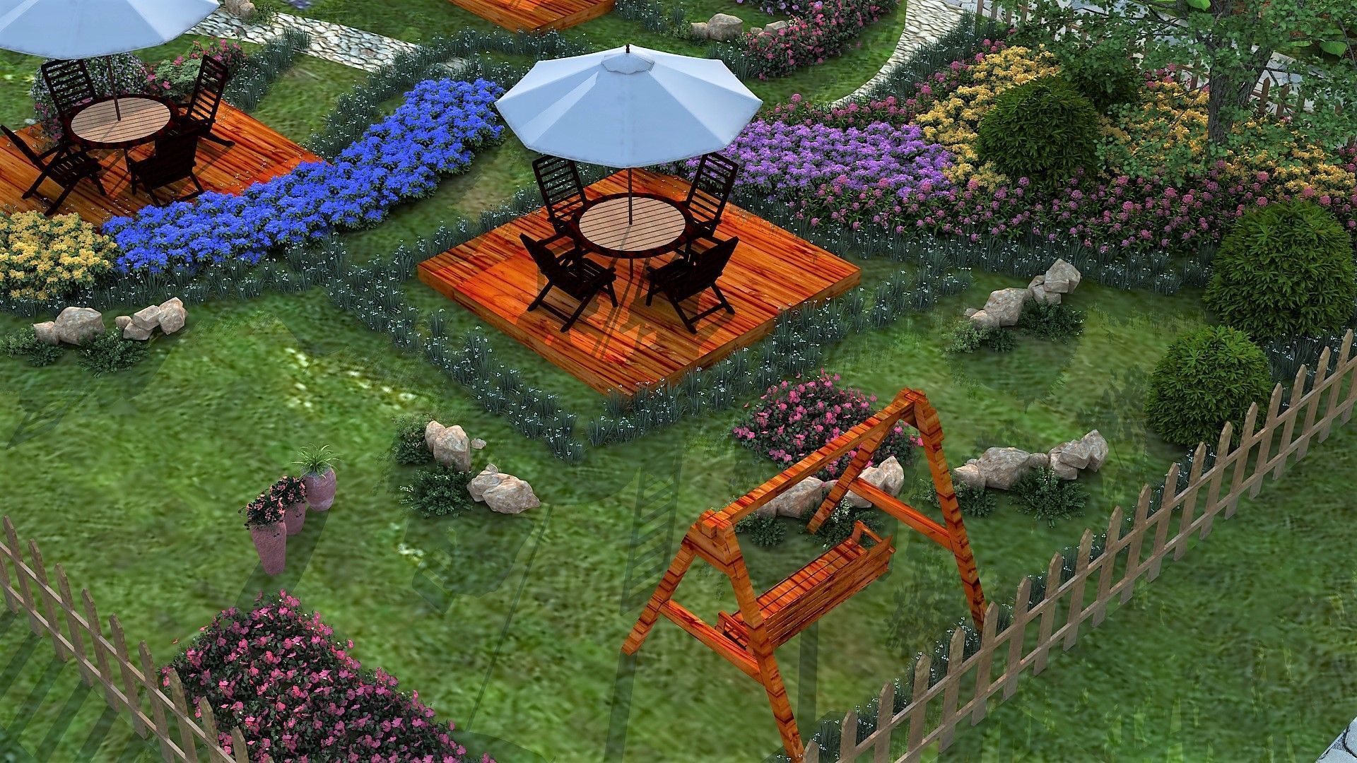 Village View 3D model_8