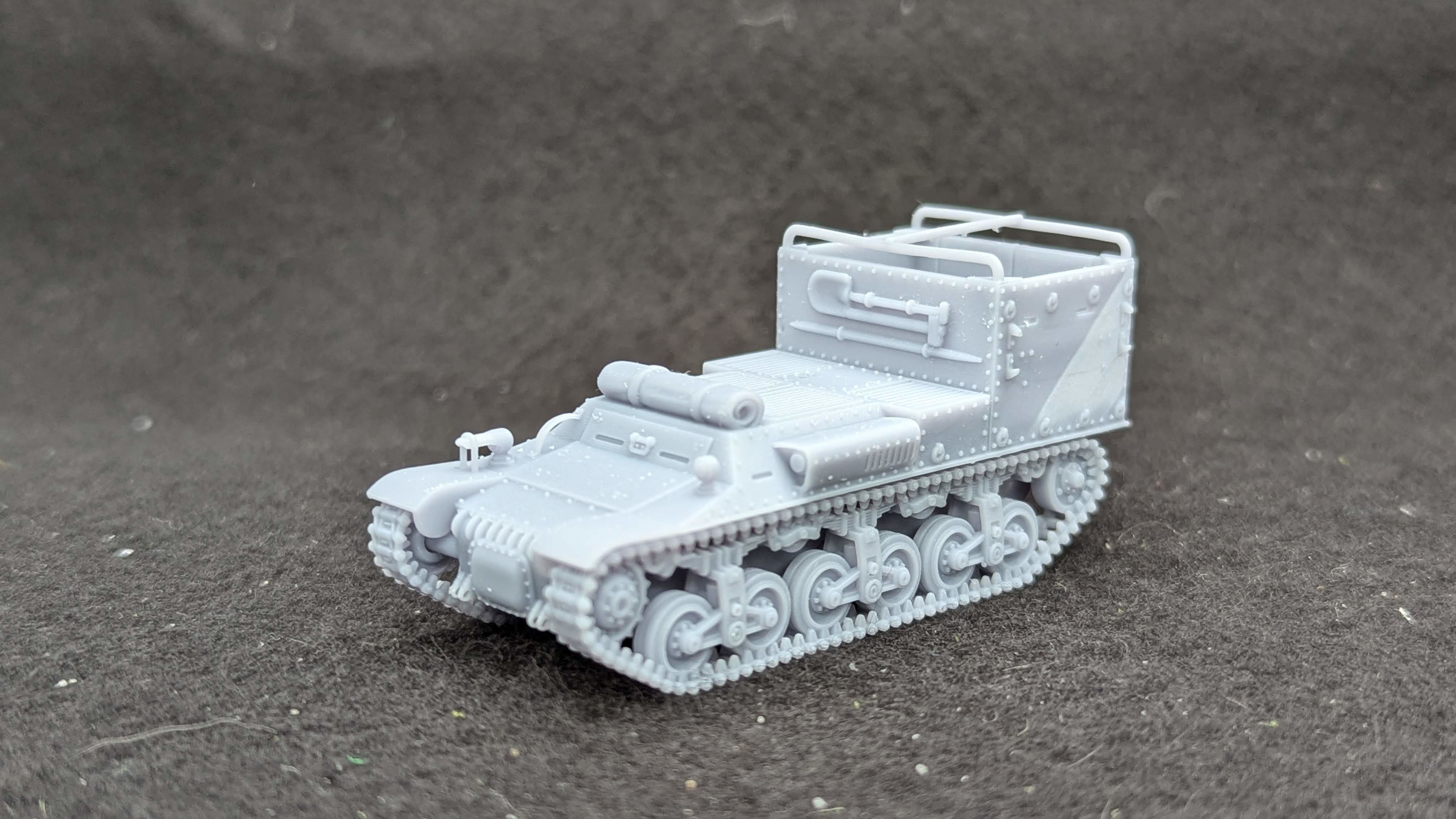 Beobachtungspanzer auf Lorraine Schlepper 3D print model_1