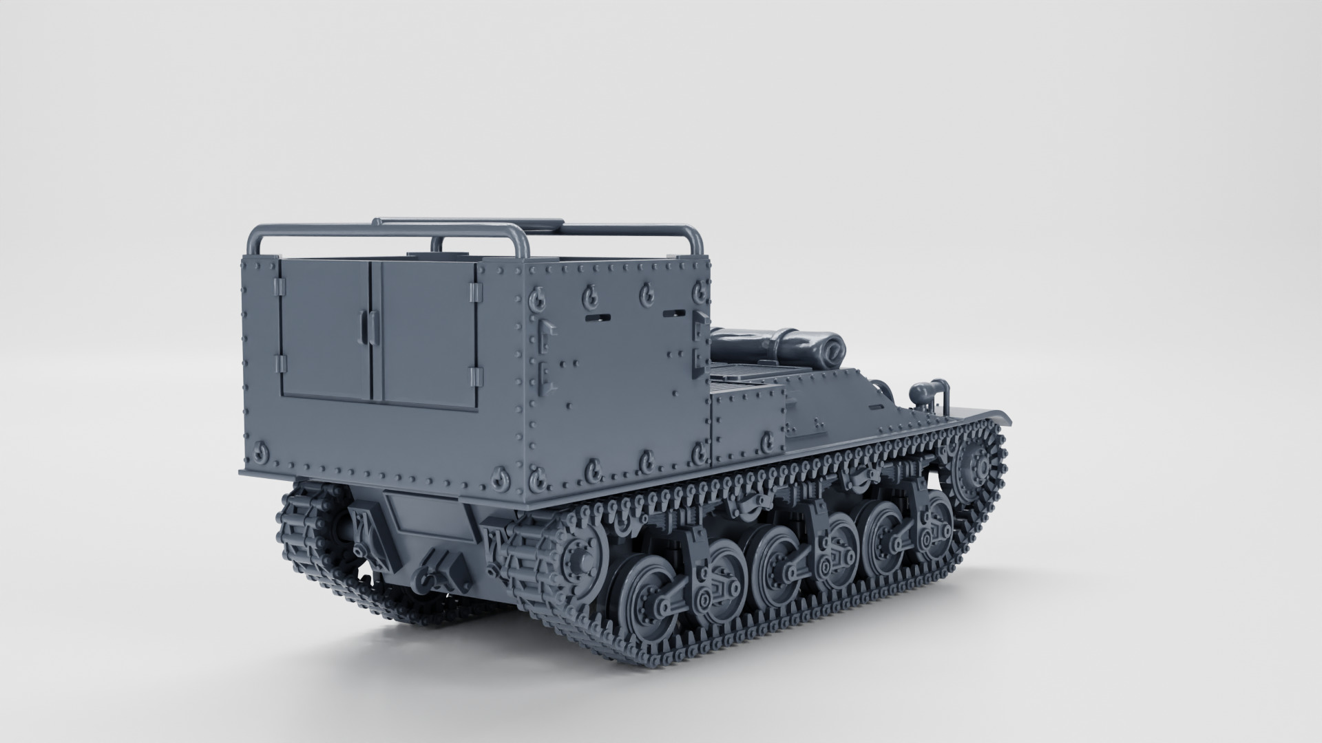 Beobachtungspanzer auf Lorraine Schlepper 3D print model_5