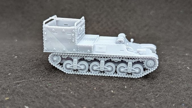 Beobachtungspanzer auf Lorraine Schlepper 3D print model