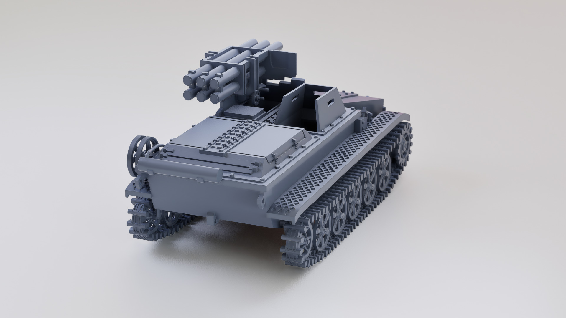 Borgward IV Panzerjager Wanze - Sd Kfz 301 3D print model_5