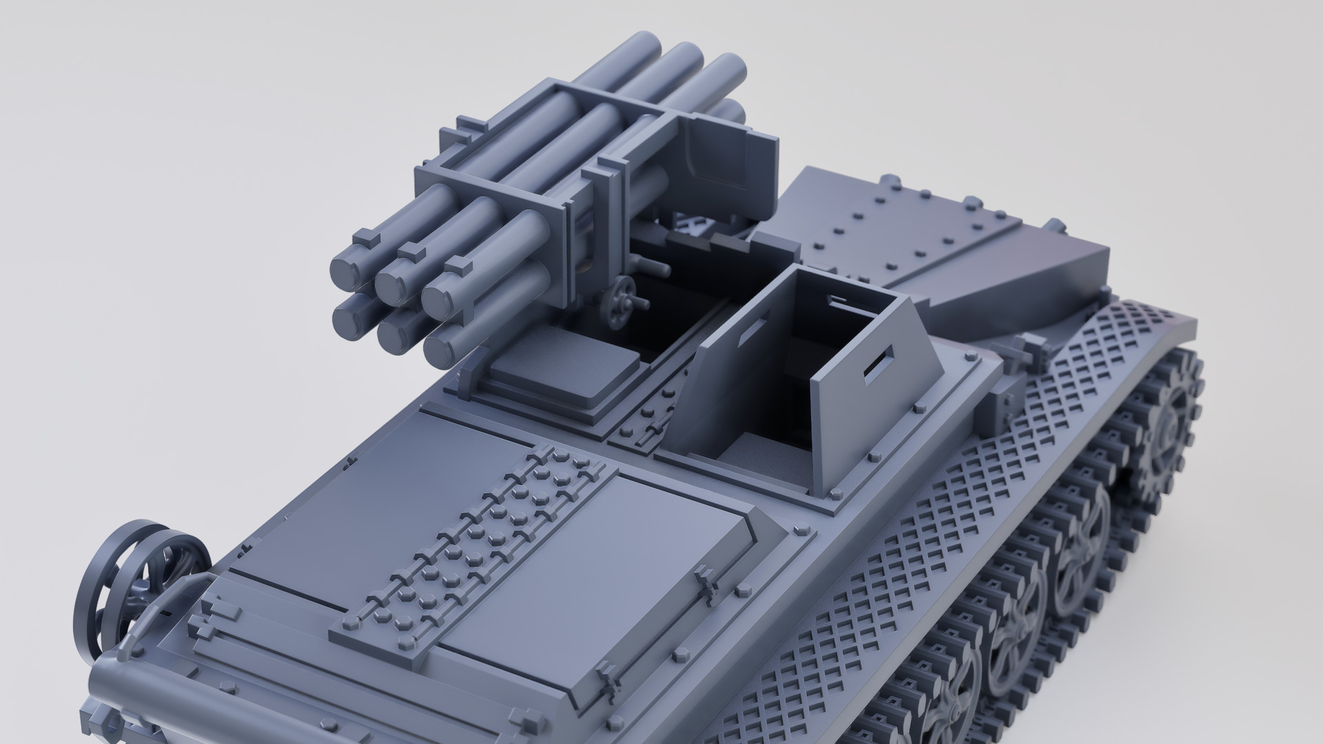 Borgward IV Panzerjager Wanze - Sd Kfz 301 3D print model_6