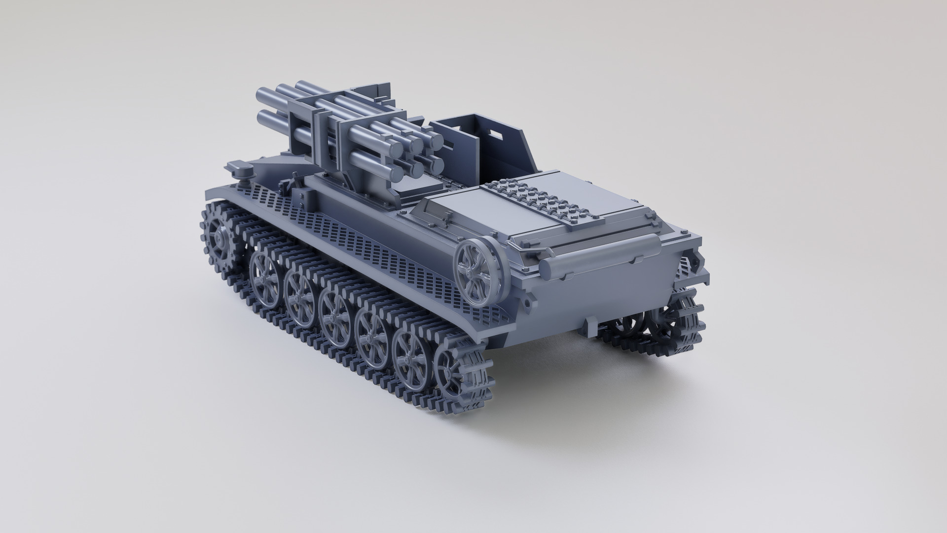 Borgward IV Panzerjager Wanze - Sd Kfz 301 3D print model_4