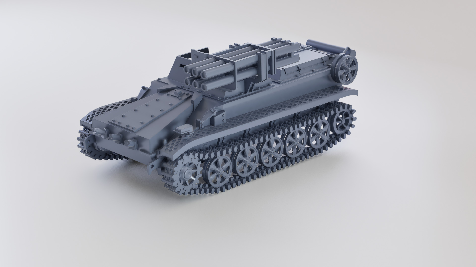 Borgward IV Panzerjager Wanze - Sd Kfz 301 3D print model_2