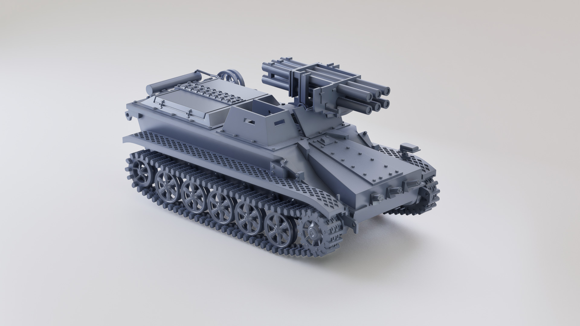 Borgward IV Panzerjager Wanze - Sd Kfz 301 3D print model_3