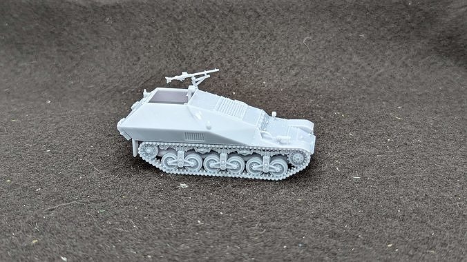 Grosser Funk und Beobachtungswagen auf GW Lorraine Schlepper 3D print model