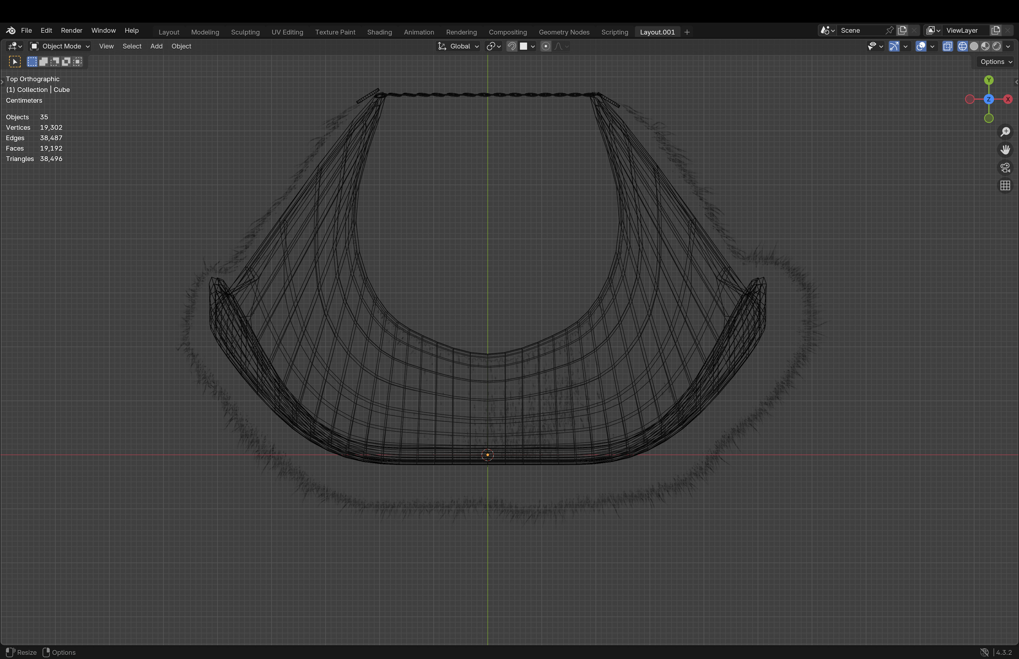 Fur Cloak Low-poly 3D model_18