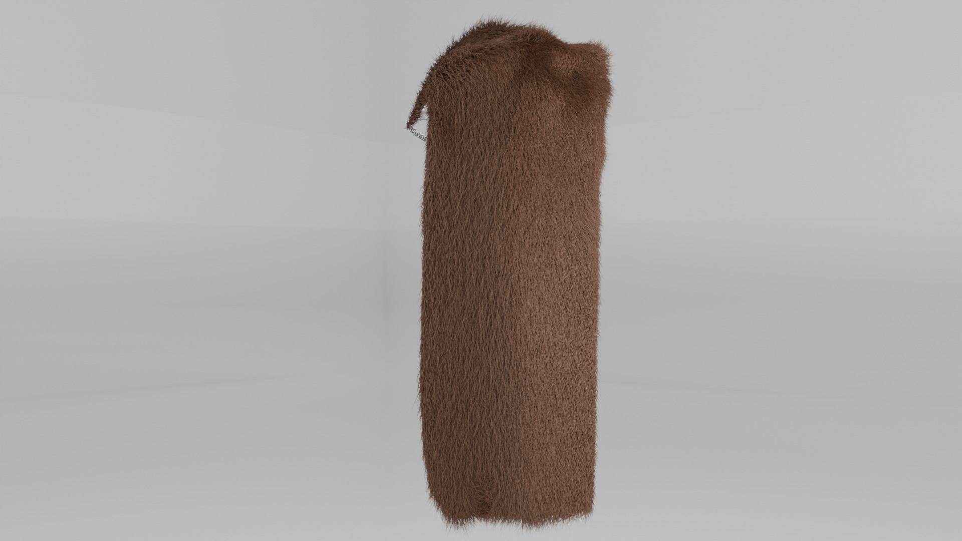 Fur Cloak Low-poly 3D model_1
