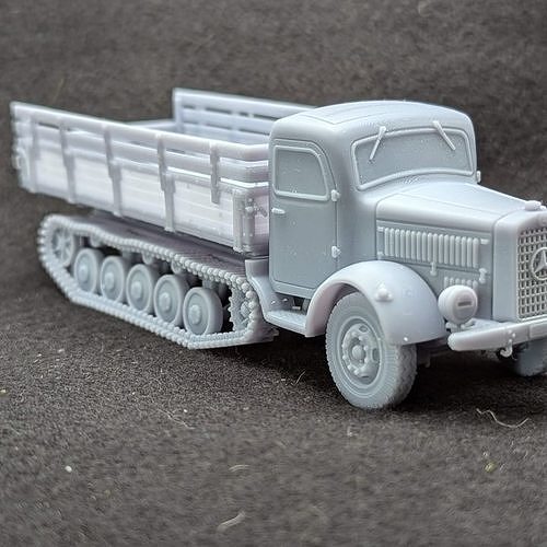 Mercedes-Benz L4500R Maultier 3D print model