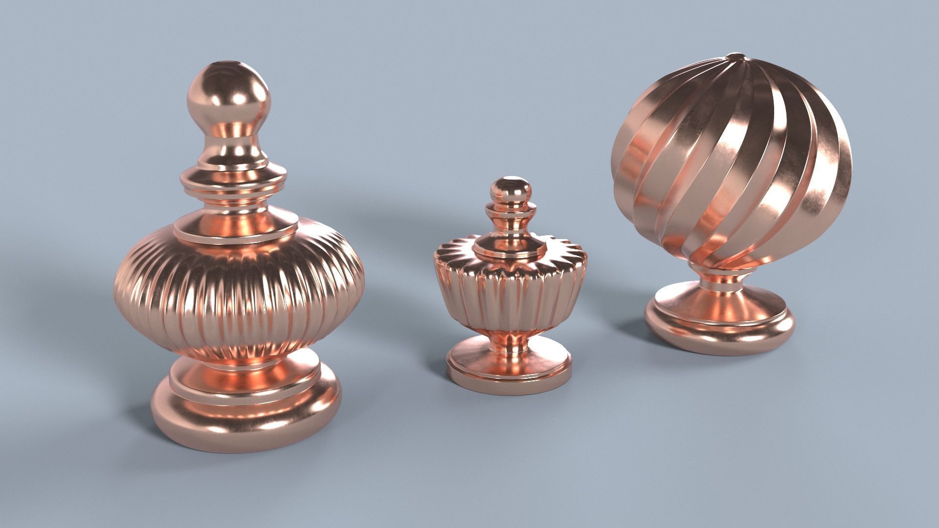 3D Finials 3D model_2