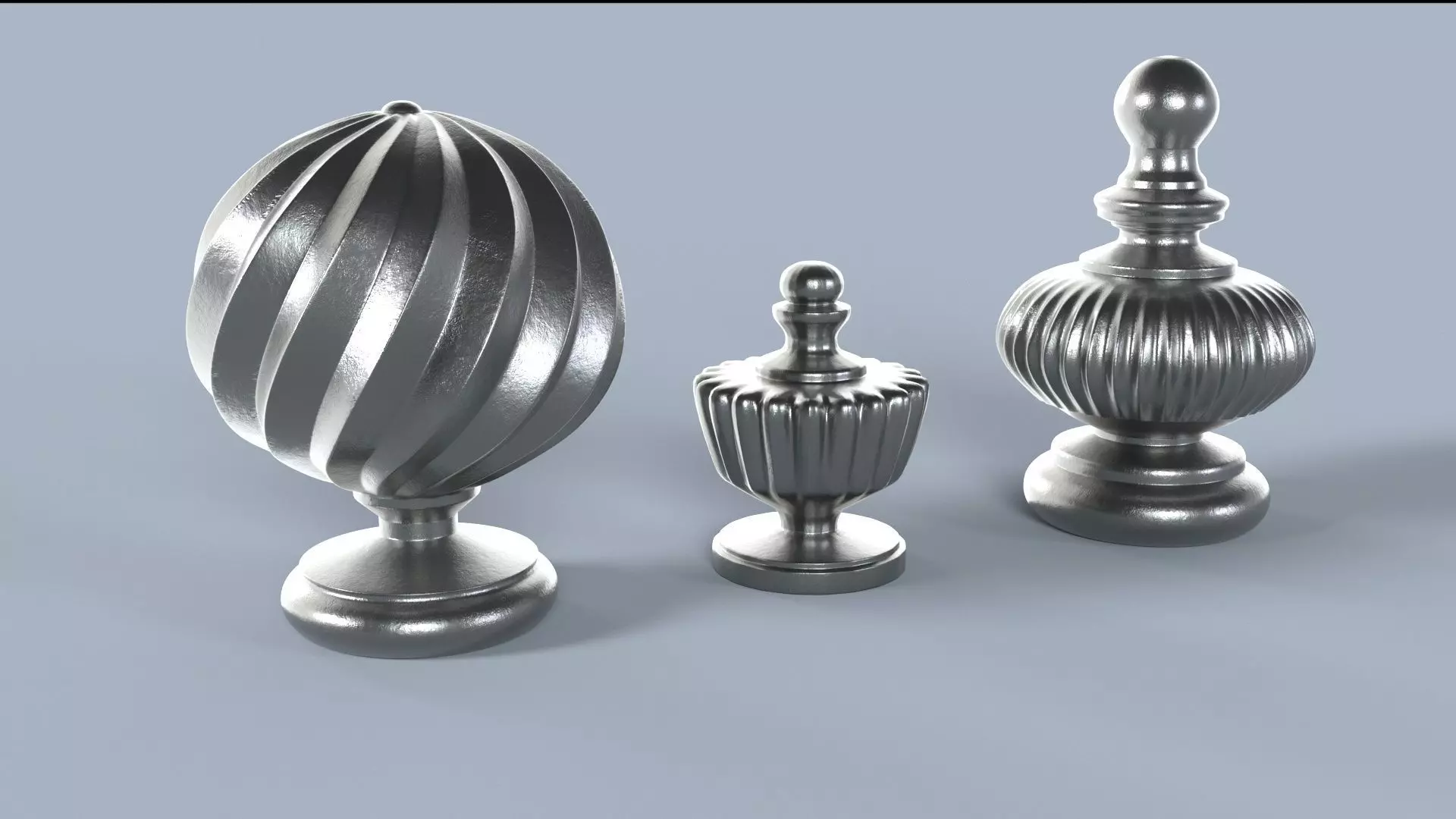 3D Finials 3D model_0