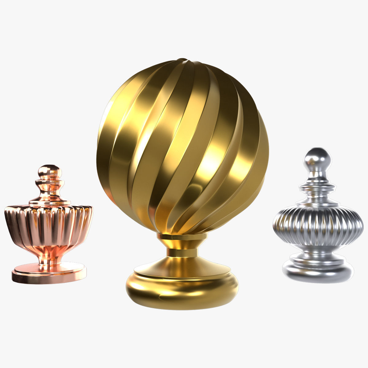 3D Finials 3D model_8