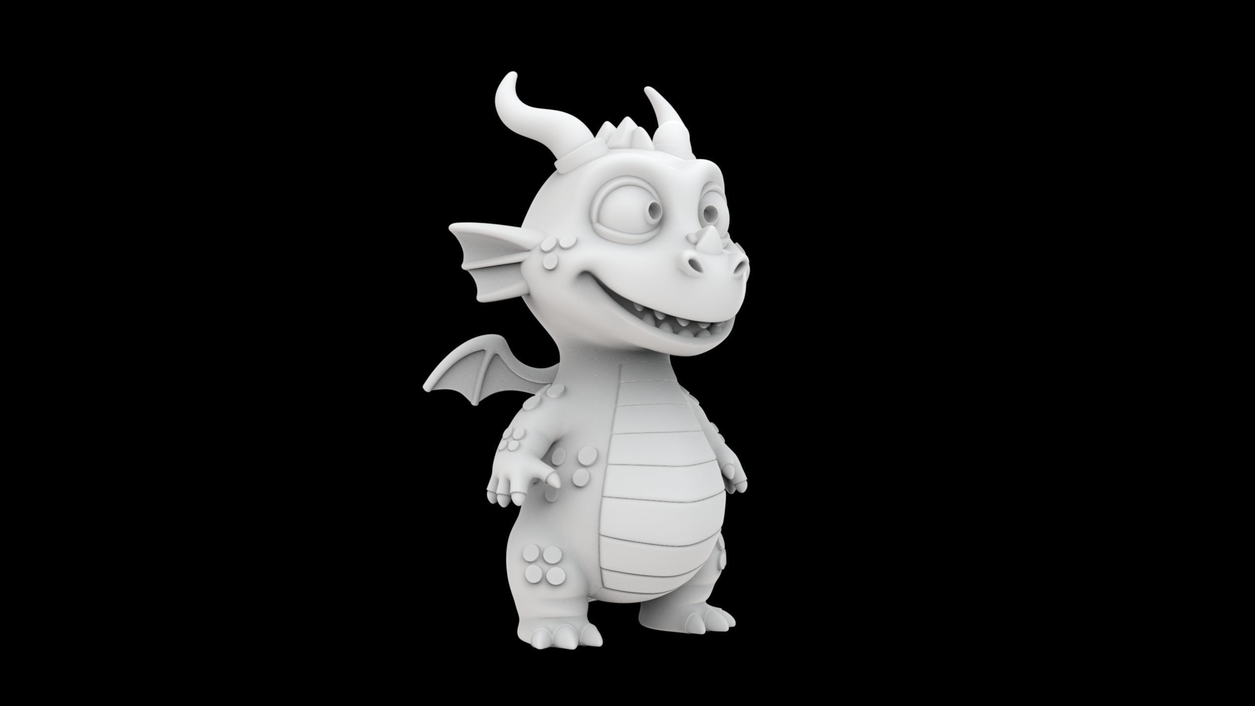 Cute Dragon 3D Print Model 3D print model_7
