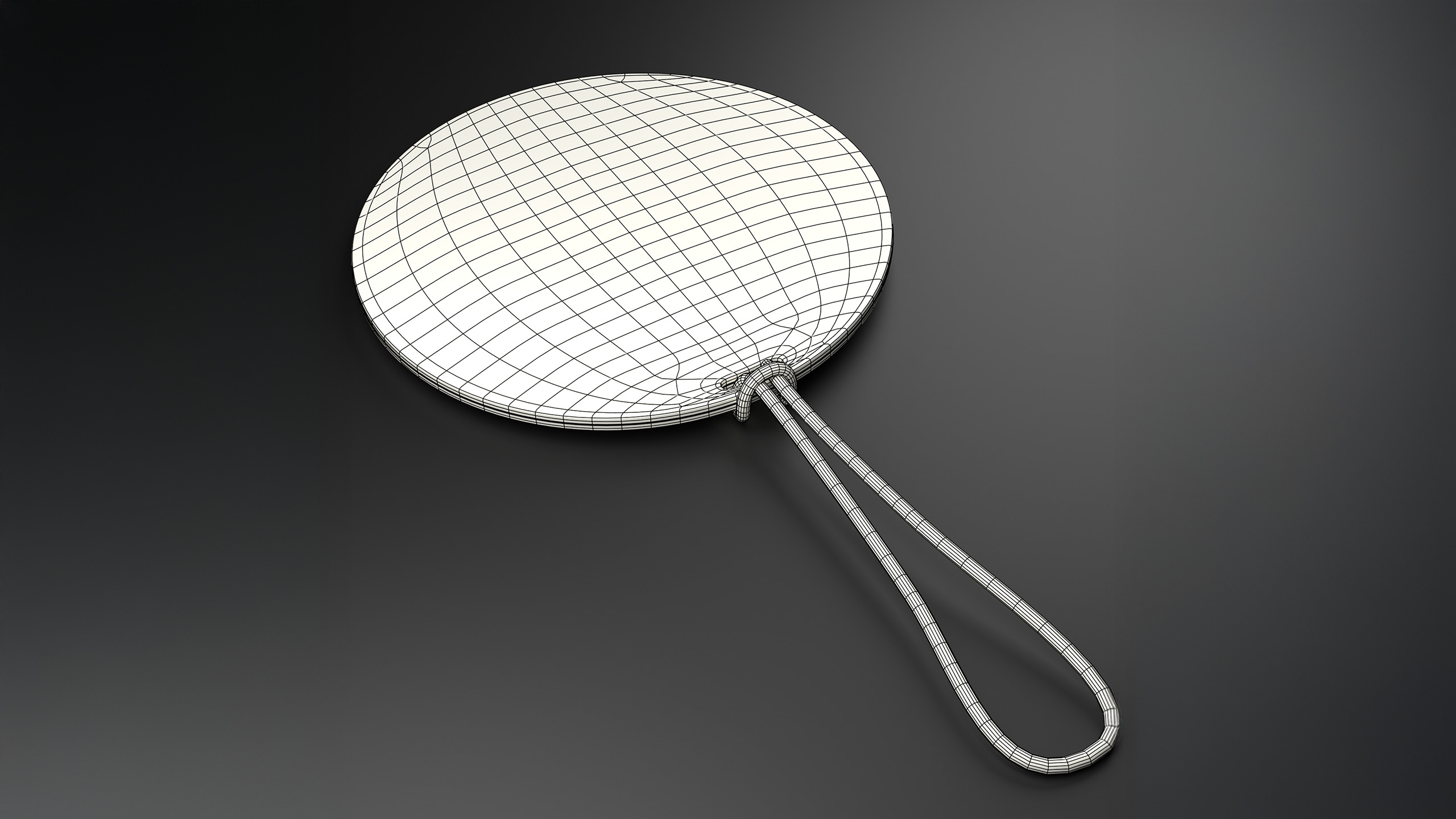 Luggage tag Low-poly 3D model_17