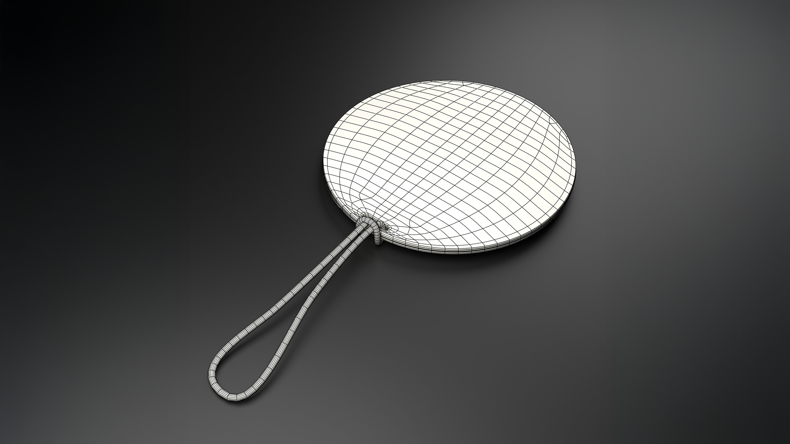 Luggage tag Low-poly 3D model_18