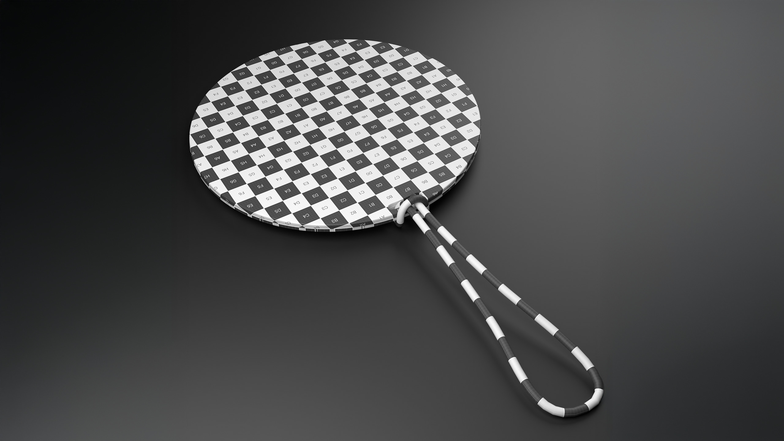 Luggage tag Low-poly 3D model_12