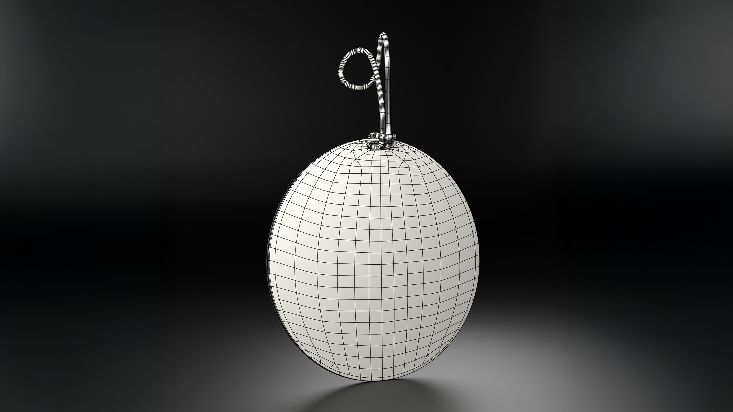 Luggage tag Low-poly 3D model_19