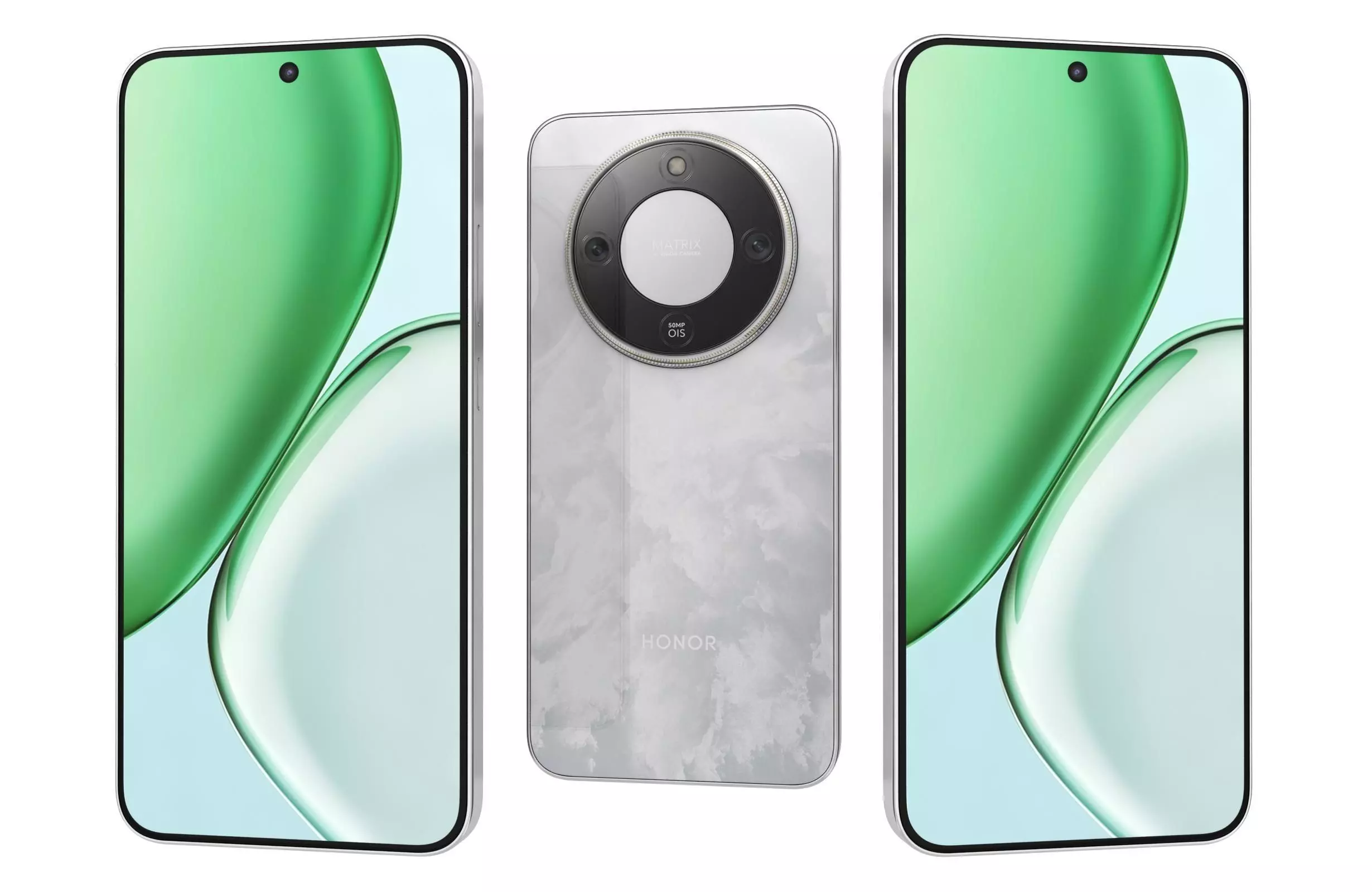 Honor X70 White 3D model_0