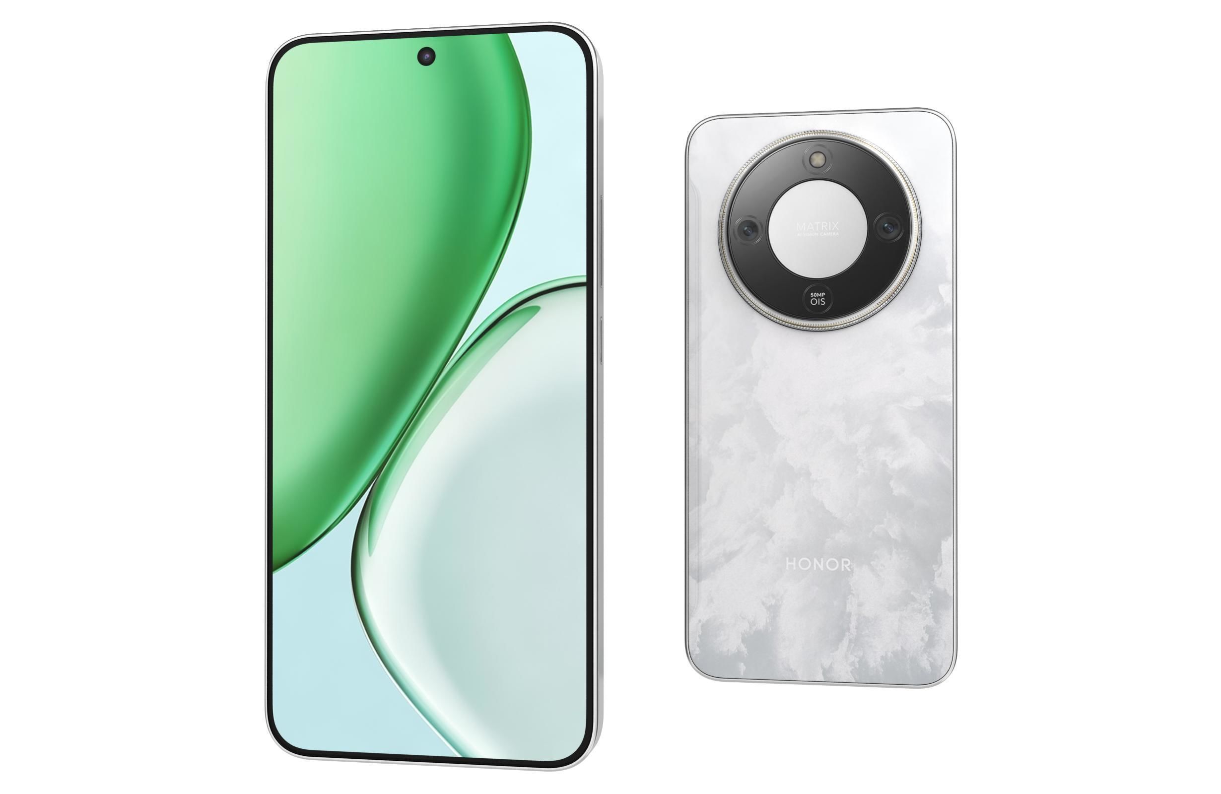 Honor X70 White 3D model_6