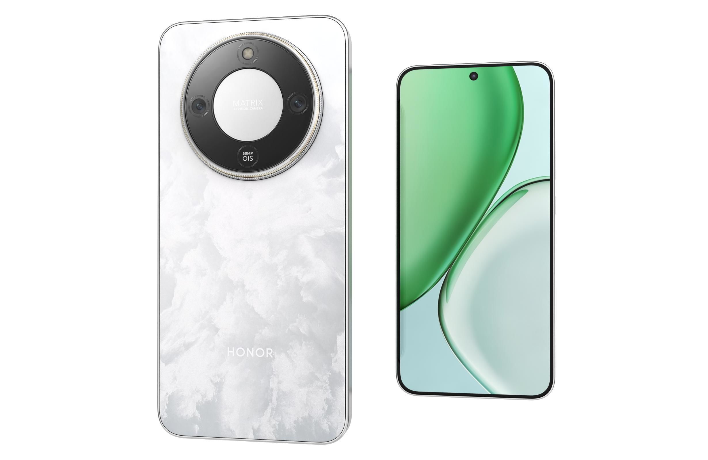 Honor X70 White 3D model_7