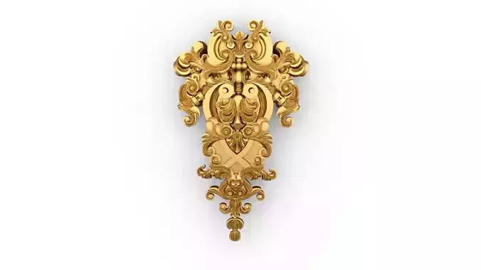 carved classic decorative ornament cnc 3d printing stl 11