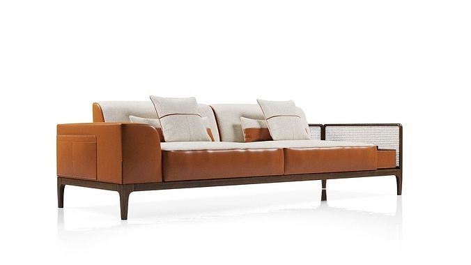 Hermes Sofa Sellier 3D model