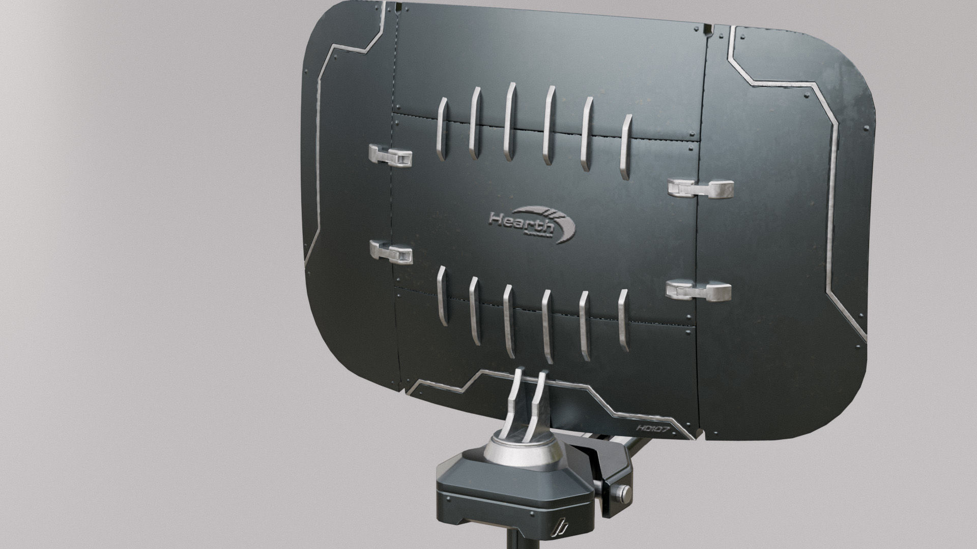 Sci-Fi Communication Equipment Game Pack Low-poly 3D model_16