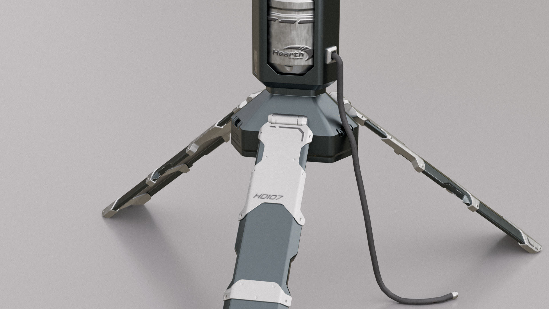 Sci-Fi Communication Equipment Game Pack Low-poly 3D model_20