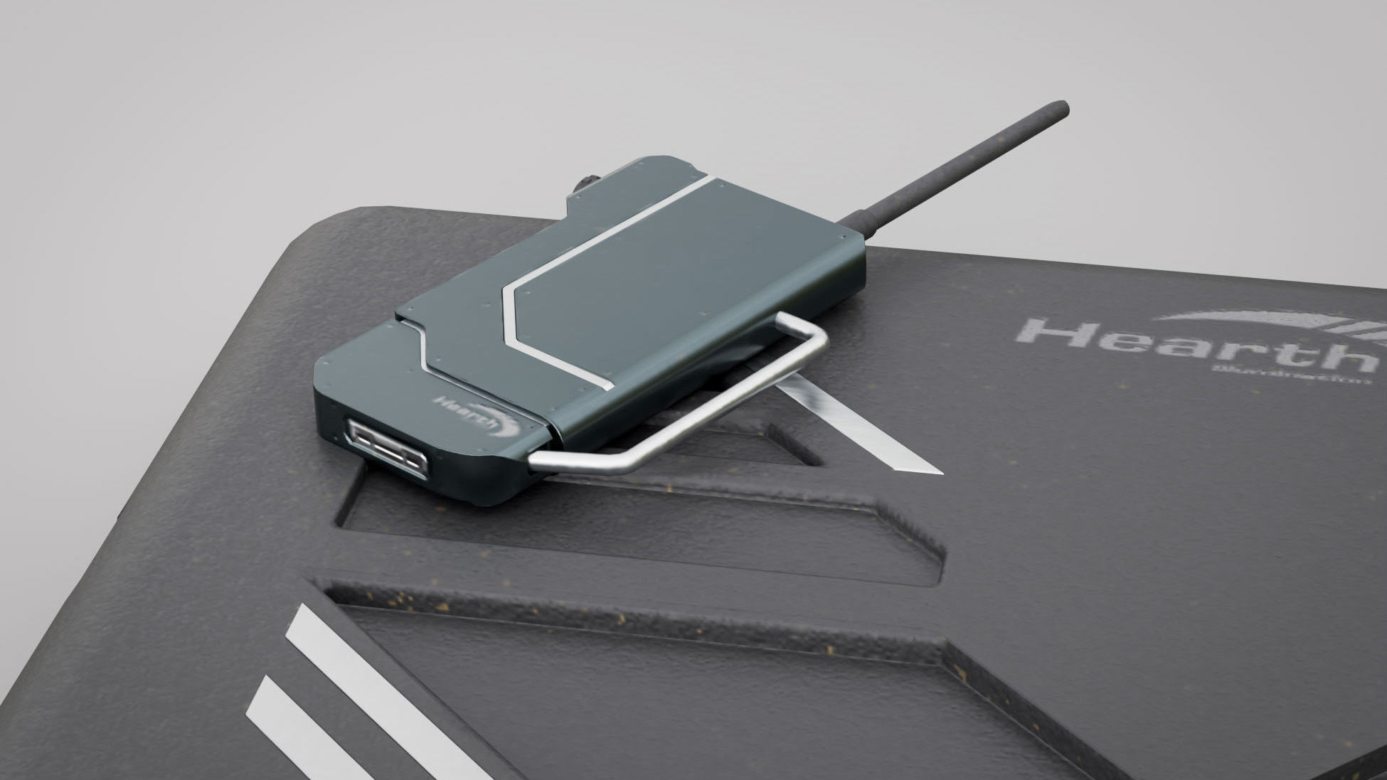 Sci-Fi Communication Equipment Game Pack Low-poly 3D model_13