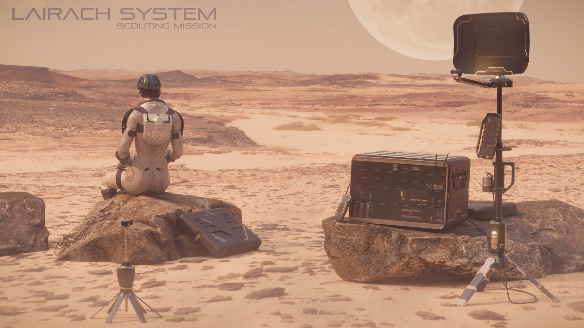 Sci-Fi Communication Equipment Game Pack Low-poly 3D model_22