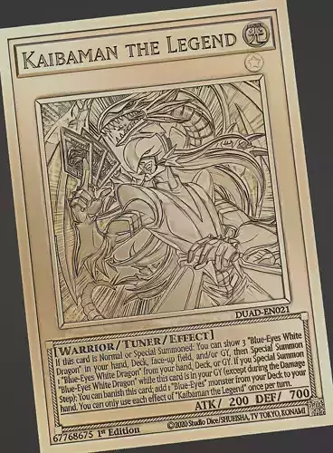  Kaibaman the Legend - yu-gi-oh 3D print model