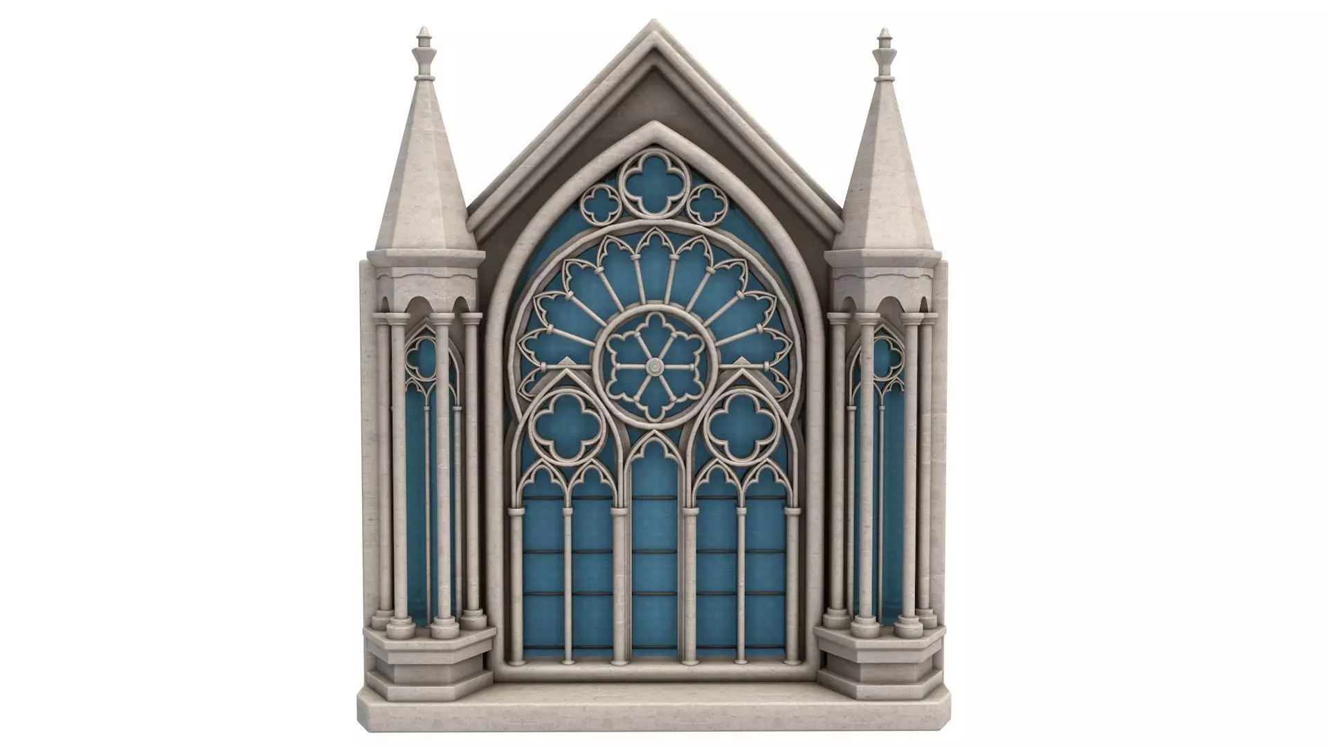 Gothic Windows 3D model_0