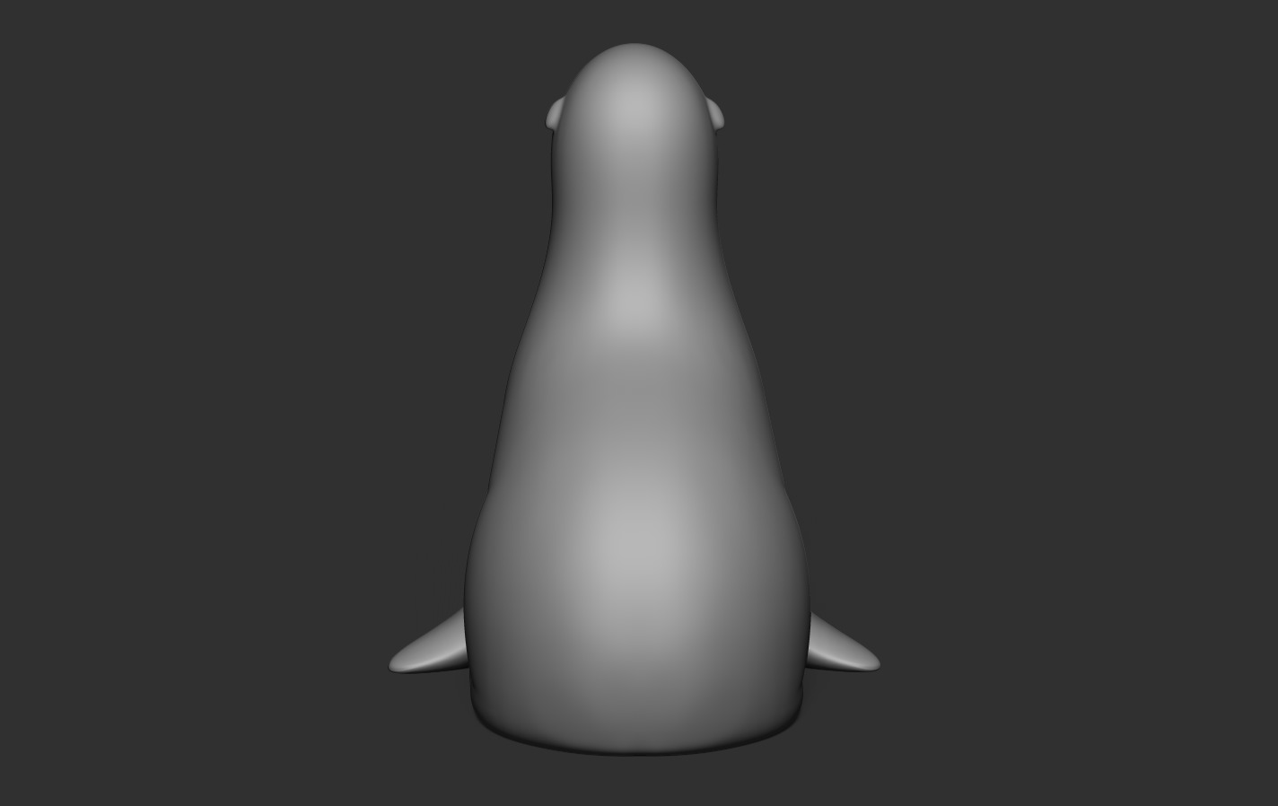 Seal Sculpture 3D print model_15