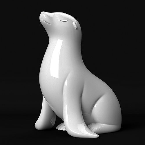 Seal Sculpture 3D print model