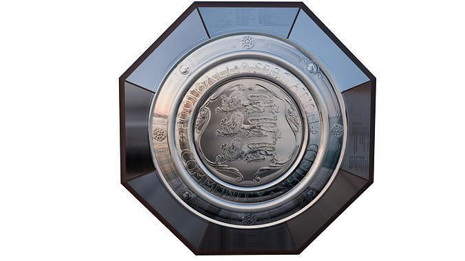 FA Community Shield trophy 3D model