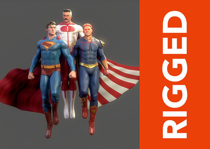 The Capes 3D Model Collection
