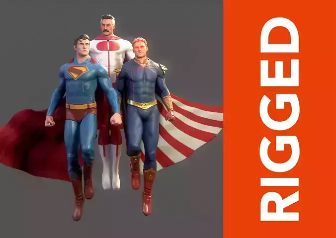 The Capes 3D Model Collection