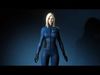 Invisible Woman Low-poly 3D model_1