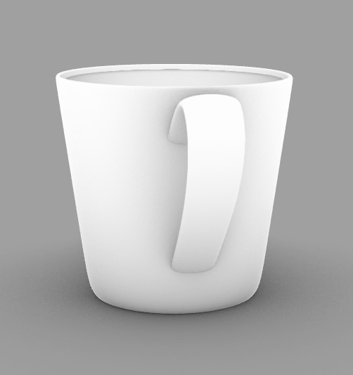 Porcelain Cup 3D model_1