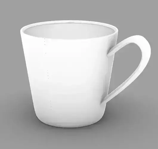 Porcelain Cup 3D model