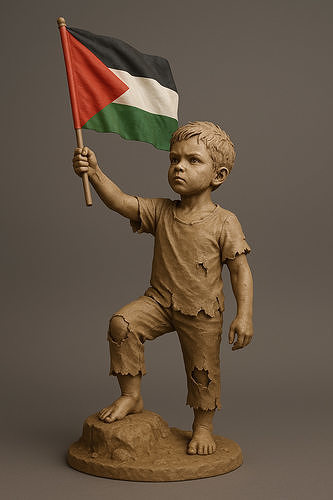 Samid the Palestinian Super Hero 3D print model