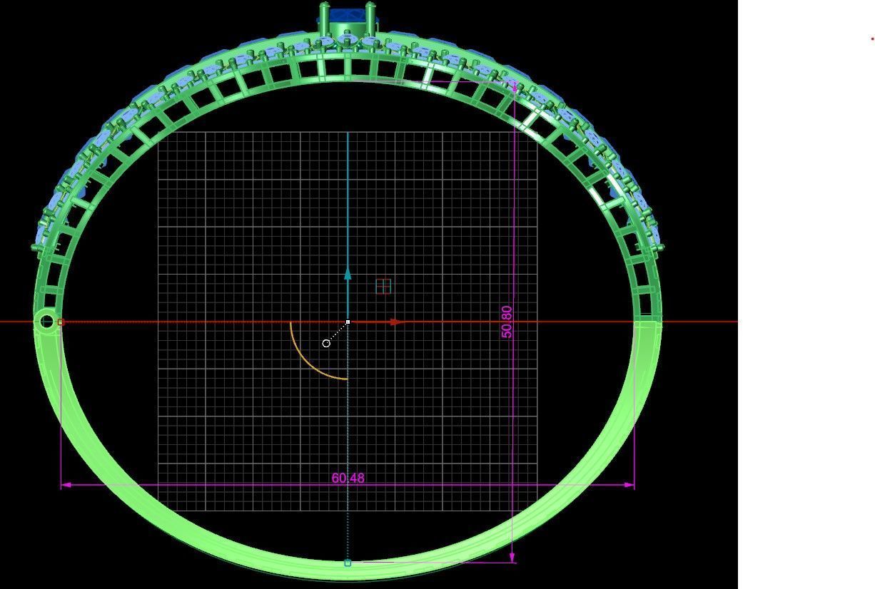 bracelet gold design 3D print model_12