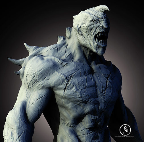 Behemarok The Deep Wound Titan 3D print model