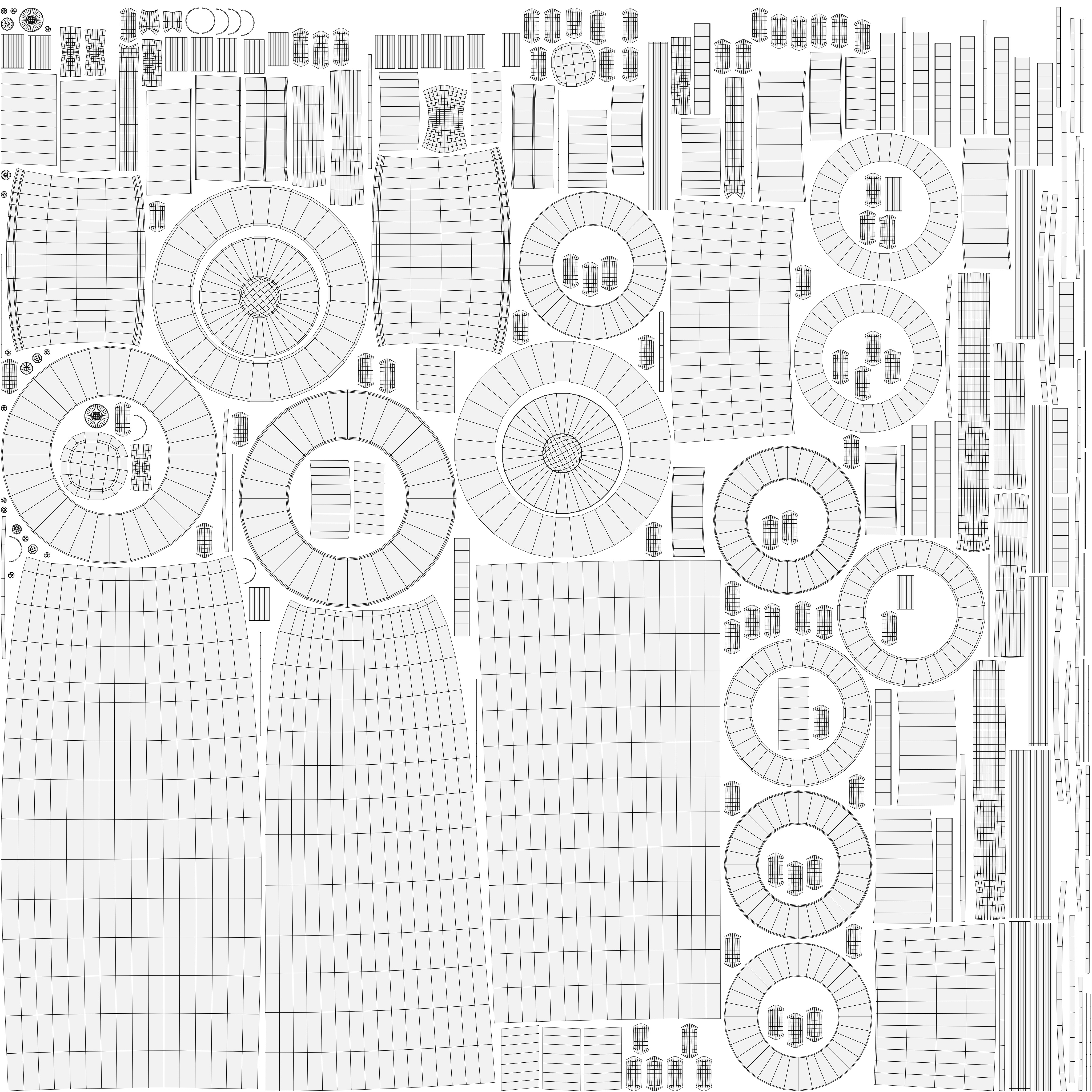 Old Rustic Well Low-poly 3D model_8