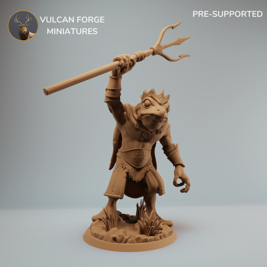 Bullywug Frog People Warriors Bundle 3D print model_6