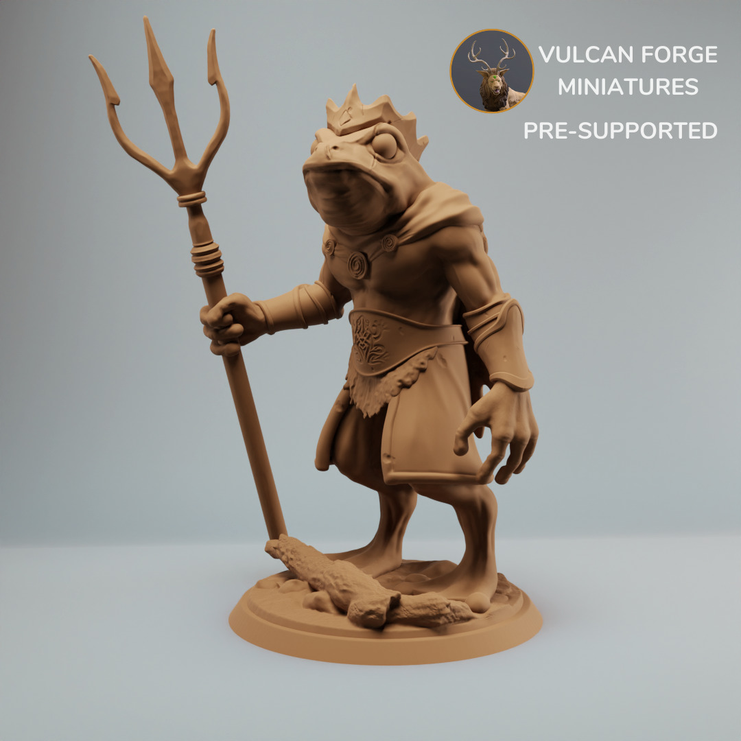 Bullywug Frog People Warriors Bundle 3D print model_5